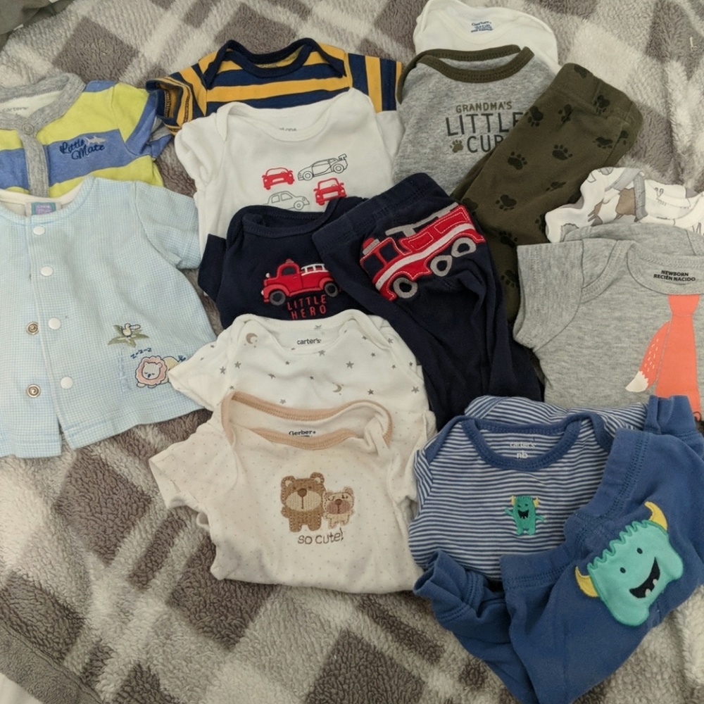 Boy newborn clothing set 15 pieces